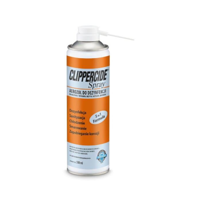 Clippercide 5 w 1 spray do dezynfekcji, oliwienia i ochrony ostrzy