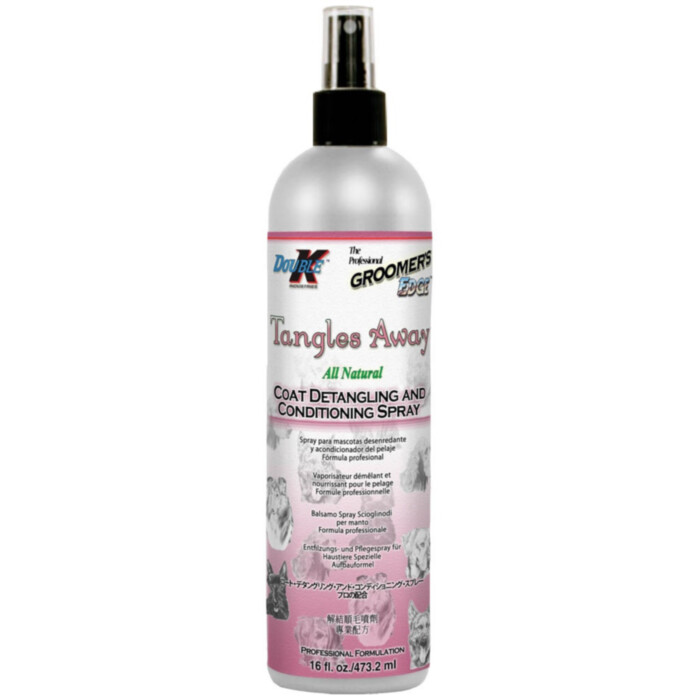 Double K Tangles Away 473 ml - spray do sierści splątanej i skołtunionej Double K Tangles Away 473 ml - spray do sierści splątanej i skołtunionej