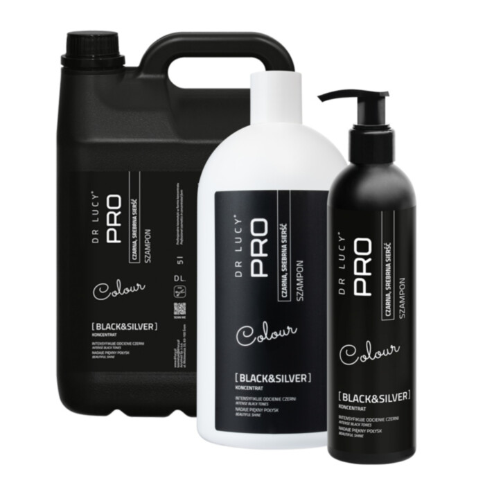 Dr Lucy Pro Black & Silver Shampoo - szampon dla psów z czarną sierścią Dr Lucy Pro Black & Silver Shampoo - szampon dla psów z czarną sierścią