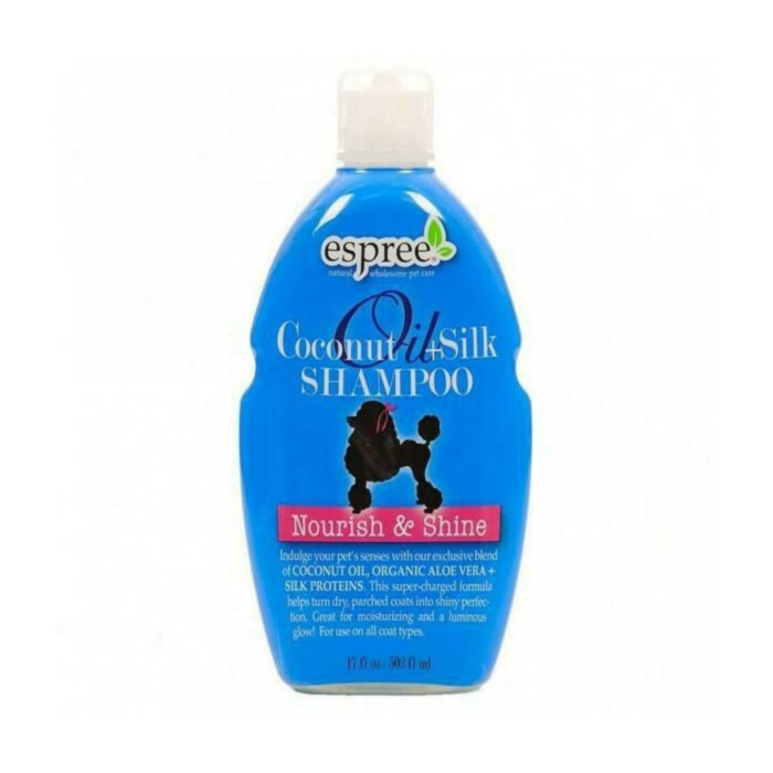 Espree Coconut Oil & Silk Shampoo 502 ml - odżywczy szampon z olejkiem kokosowym i proteinami jedwabiu Espree Coconut Oil & Silk Shampoo 502 ml - odżywczy szampon z olejkiem kokosowym i proteinami jedwabiu
