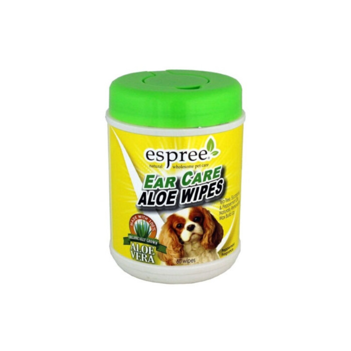 Espree Ear Care Aloe Wipes chusteczki do czyszczenia uszu 60 szt.