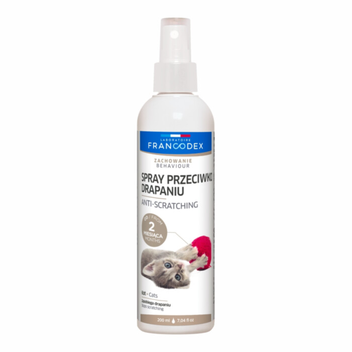 Francodex - spray przeciwko drapaniu przez kociaki i koty 200 ml Francodex - spray przeciwko drapaniu przez kociaki i koty 200 ml