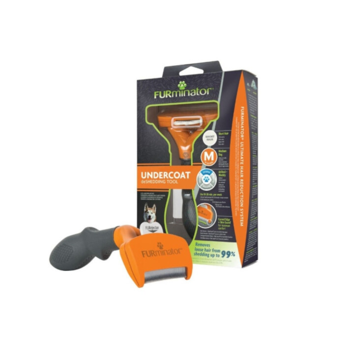 FURminator średni 6,7 cm dla psów krótkowłosych