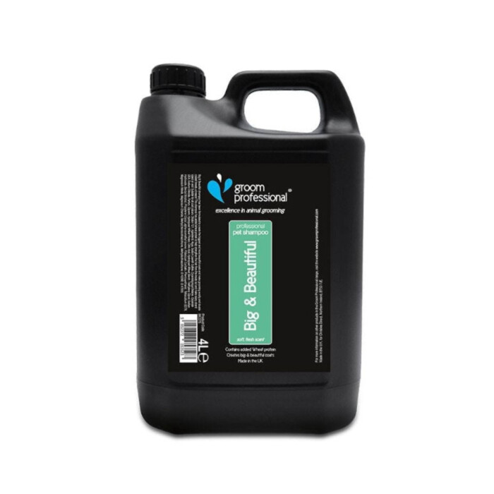 Groom Professional Big & Beautiful Volumising 4 l - szampon do szaty z dużą ilością podszerstka i wełnistej Groom Professional Big & Beautiful Volumising 4 l - szampon do szaty z dużą ilością podszerstka i wełnistej