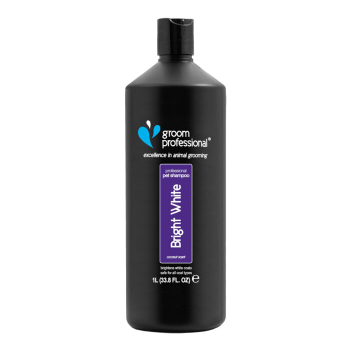 Groom Professional Bright White Shampoo 1 l - szampon do jasnej sierści