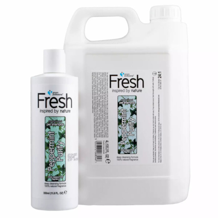 Groom Professional Fresh Peppermint Purify Shampoo - szampon miętowy do każdego rodzaju sierści Groom Professional Fresh Peppermint Purify Shampoo - szampon miętowy do każdego rodzaju sierści