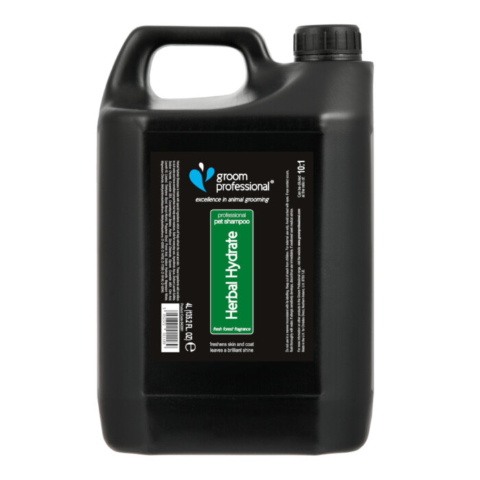 Groom Professional Herbal Hydrate Shampoo 4 l - szampon leczniczy z wyciągiem z ziół
