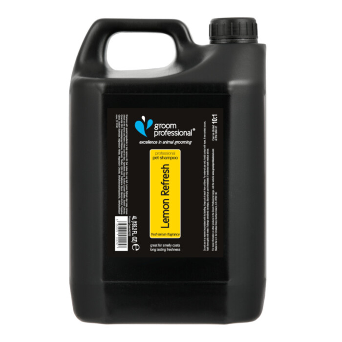 Groom Professional Lemon Refresh Shampoo 4 l - szampon cytrynowy do każdego rodzaju sierści Groom Professional Lemon Refresh Shampoo 4 l - szampon cytrynowy do każdego rodzaju sierści