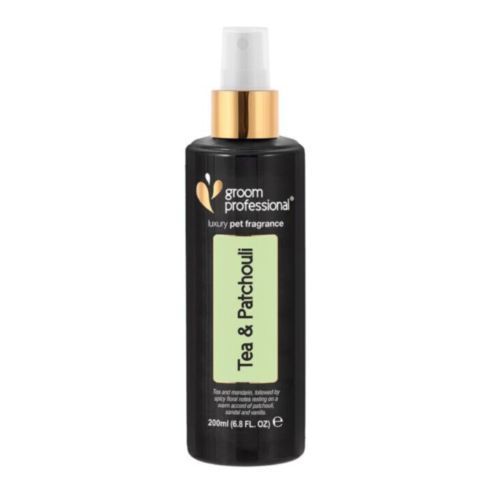 Groom Professional Tea & Patchouli Cologne 200 ml - woda zapachowa dla psa z nutą herbaty i paczuli Groom Professional Tea & Patchouli Cologne 200 ml - woda zapachowa dla psa z nutą herbaty i paczuli