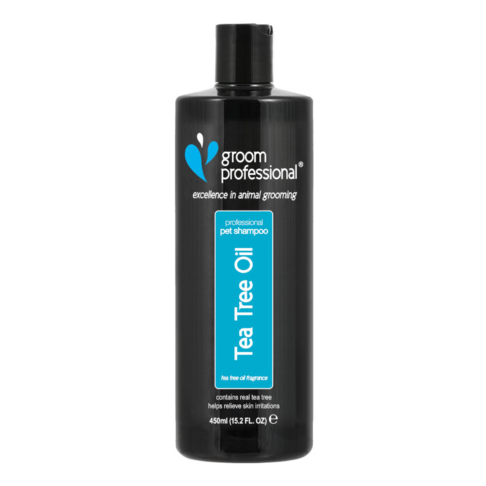 Groom Professional Tea Tree Oil Shampoo 450 ml - szampon łagodzący z olejkiem z drzewa herbacianego Groom Professional Tea Tree Oil Shampoo 450 ml - szampon łagodzący z olejkiem z drzewa herbacianego