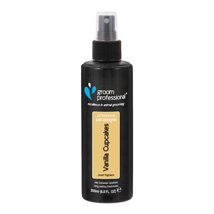 Groom Professional Vanilla Cupcakes Cologne 200 ml - woda zapachowa dla psów Groom Professional Vanilla Cupcakes Cologne 200 ml - woda zapachowa dla psów