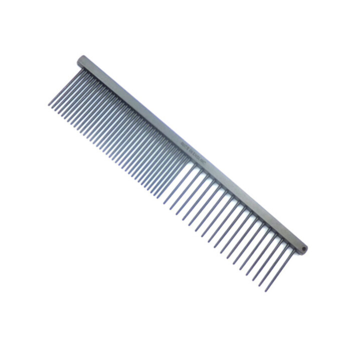 Grzebień metalowy HPP mieszany z powłoką antystatyczną 15,5 cm Grzebień metalowy HPP mieszany z powłoką antystatyczną 15,5 cm