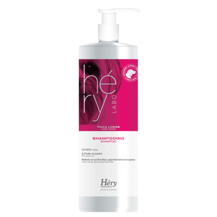 Hery Poils Longs Shampooing 1 L - szampon dla psów długowłosych Hery Poils Longs Shampooing 1 L - szampon dla psów długowłosych