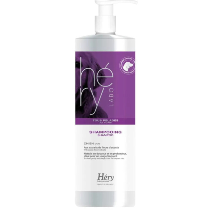 Hery Tous Pelages Shampooing 1 l - szampon do każdego rodzaju sierści Hery Tous Pelages Shampooing 1 l - szampon do każdego rodzaju sierści