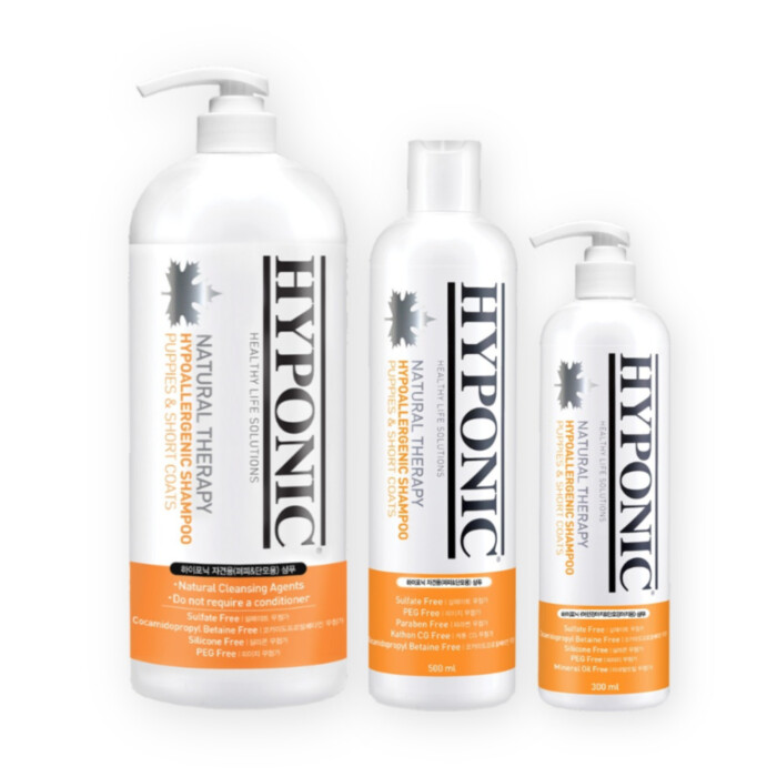 Hyponic Hypoallergenic Puppies & Short Coat Shampoo - hipoalergiczny szampon dla szczeniąt i psów krótkowłosych Hyponic Hypoallergenic Puppies & Short Coat Shampoo - hipoalergiczny szampon dla szczeniąt i psów krótkowłosych