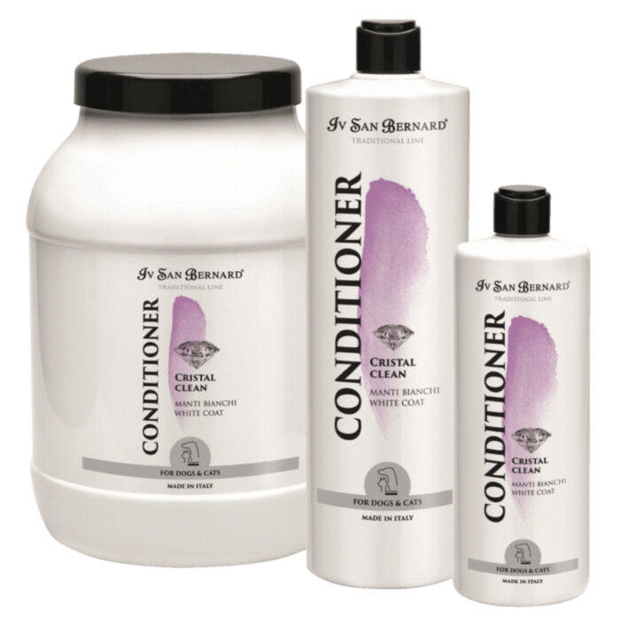Iv San Bernard Cristal Clean Conditioner - odżywka do białej sierści usuwająca przebarwienia Iv San Bernard Cristal Clean Conditioner - odżywka do białej sierści usuwająca przebarwienia