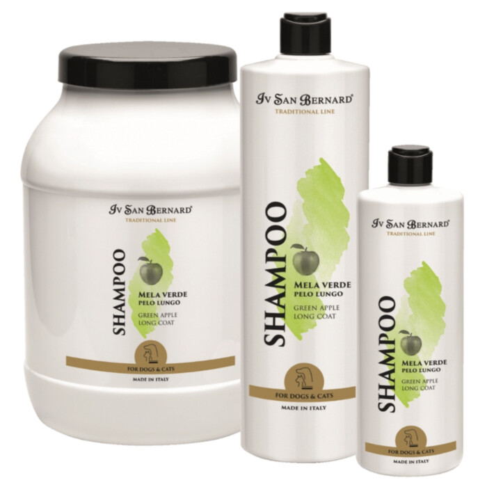 Iv San Bernard Green Apple Shampoo szampon do sierści długiej z zielonym jabłkiem Iv San Bernard Green Apple Shampoo szampon do sierści długiej z zielonym jabłkiem