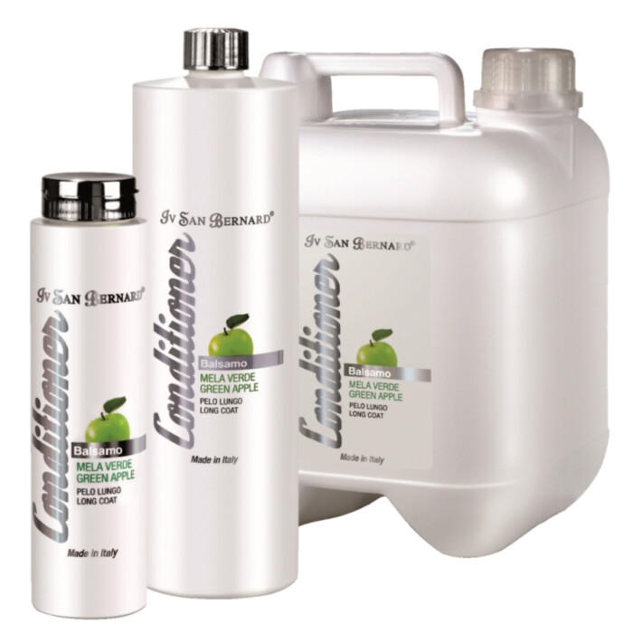 Iv San Bernard SLS Free Green Apple Conditioner - odżywka do długiej sierści z zielonym jabłkiem bez SLS dla psów i kotów Iv San Bernard SLS Free Green Apple Conditioner - odżywka do długiej sierści z zielonym jabłkiem bez SLS dla psów i kotów