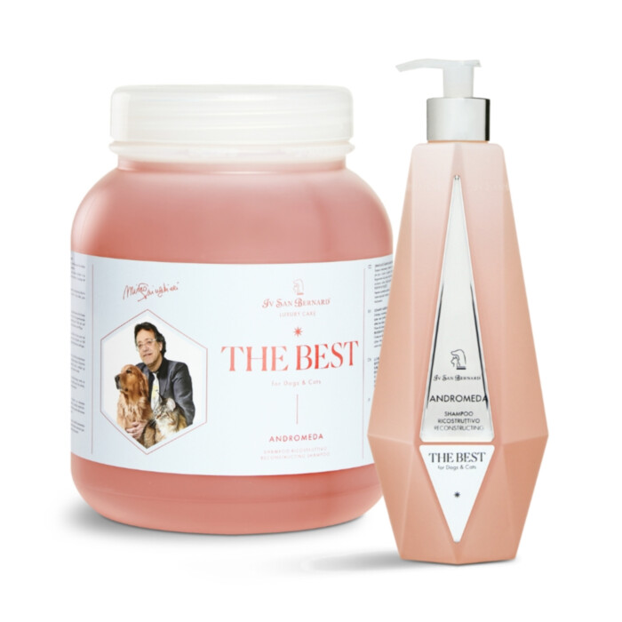 Iv San Bernard The Best Andromeda Shampoo - szampon regeneracyjny z dziką różą dla psów i kotów Iv San Bernard The Best Andromeda Shampoo - szampon regeneracyjny z dziką różą dla psów i kotów