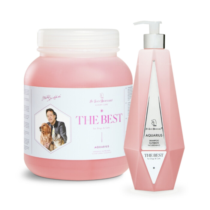 Iv San Bernard The Best Aquarius Shampoo - szampon do każdego rodzaju sierści z czerwoną winoroślą dla psów i kotów Iv San Bernard The Best Aquarius Shampoo - szampon do każdego rodzaju sierści z czerwoną winoroślą dla psów i kotów