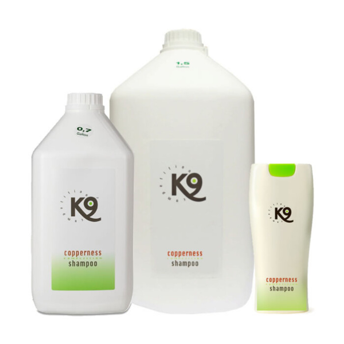 K9 Copperness Shampoo - szampon dla sierści brązowej i rudej K9 Copperness Shampoo - szampon dla sierści brązowej i rudej
