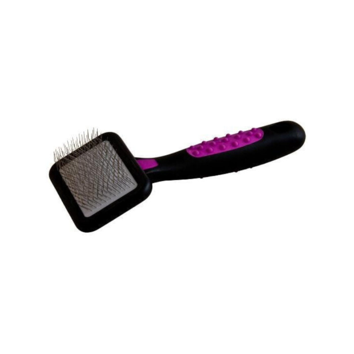 Szczotka pudlówka KW Smart Slicker Brush miękka mała