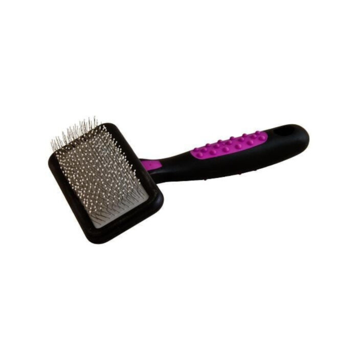 Szczotka pudlówka KW Smart Slicker Brush miękka z zabezpieczonymi pinami, średnia Szczotka pudlówka KW Smart Slicker Brush miękka z zabezpieczonymi pinami, średnia