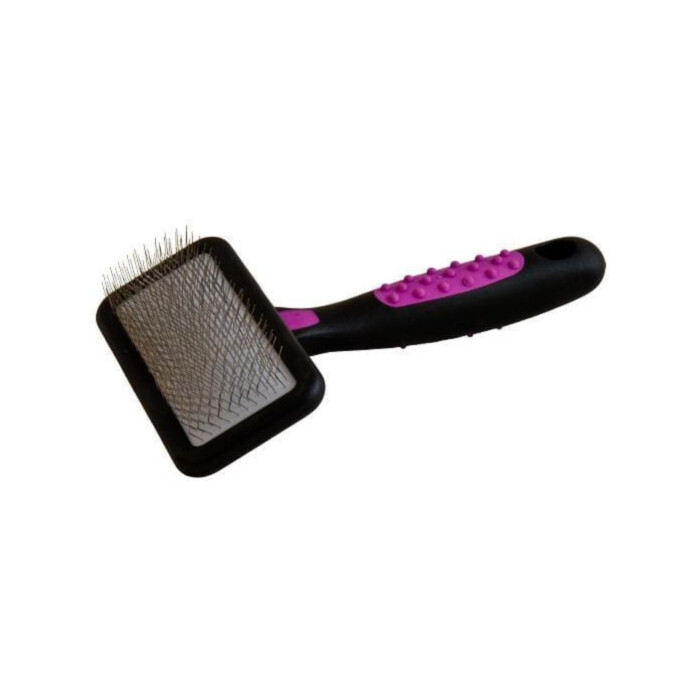 Szczotka pudlówka KW Smart Slicker Brush miękka średnia