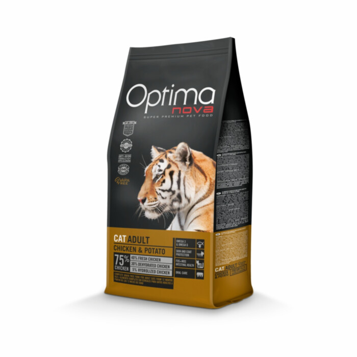 Próbka Optimanova Cat Adult Chicken & Potato 70 g - karma bezglutenowa dla kotów dorosłych z kurczakiem Próbka Optimanova Cat Adult Chicken & Potato 70 g - karma bezglutenowa dla kotów dorosłych z kurczakiem