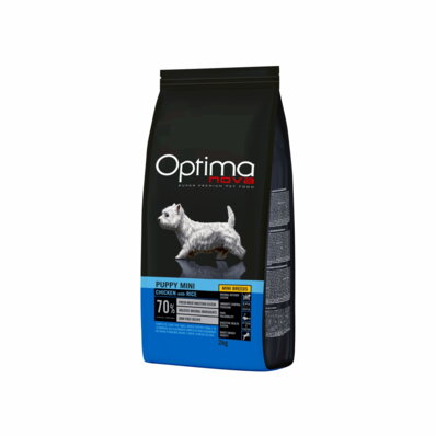 Optimanova Puppy Mini Chicken with Rice 2 kg - karma dla szczeniąt małych ras