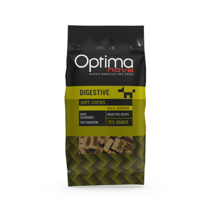 Optimanova Snack Digestive Rabbit 150 g - przysmaki dla psów z królikiem Optimanova Snack Digestive Rabbit 150 g - przysmaki dla psów z królikiem