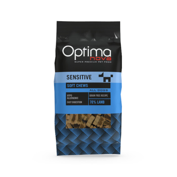 Optimanova Snack Sensitive Lamb 150 g - przysmaki dla psów z jagnięciną