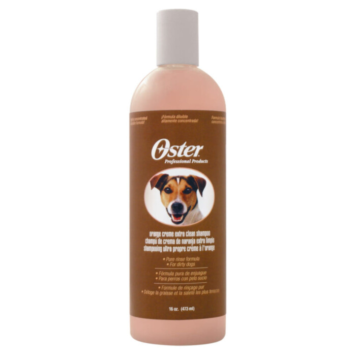 Oster Orange Creme Extra Clean Shampoo 473 ml - szampon pomarańczowy do każdego typu sierści Oster Orange Creme Extra Clean Shampoo 473 ml - szampon pomarańczowy do każdego typu sierści