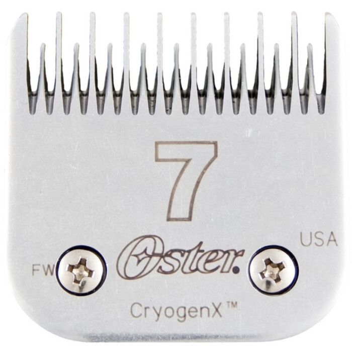 Oster ostrze Cryogen-X Nr 7 - 3,2 mm Snap-On do sierści kręconej Oster ostrze Cryogen-X Nr 7 - 3,2 mm Snap-On do sierści kręconej