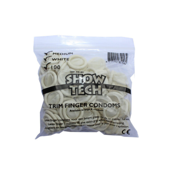 Show Tech paluszki lateksowe do trymowania 10 sztuk Show Tech paluszki lateksowe do trymowania 10 sztuk