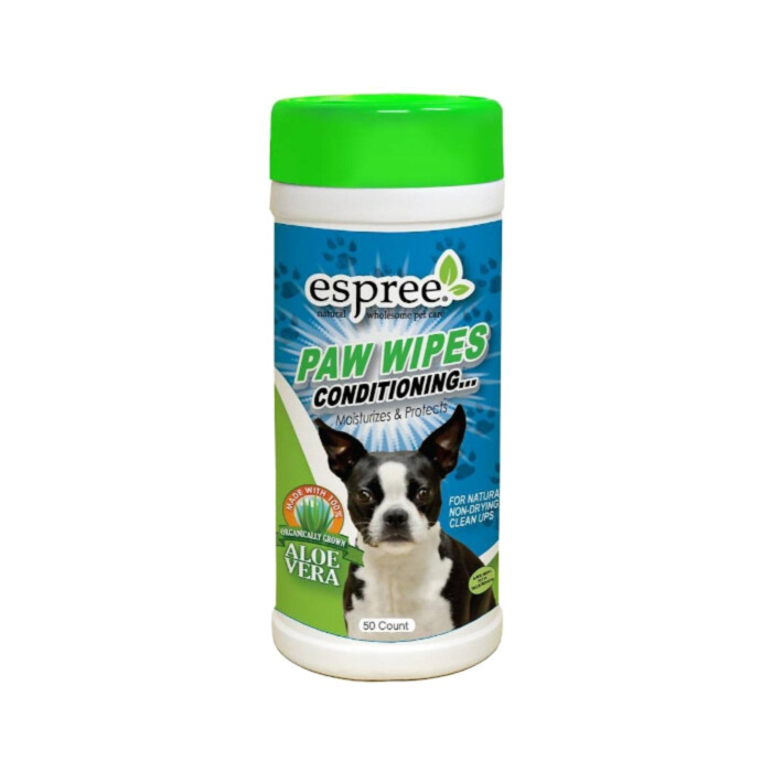 Espree Paw Wipes Conditioning 50 szt. - chusteczki do czyszczenia i pielęgnacji łap Espree Paw Wipes Conditioning 50 szt. - chusteczki do czyszczenia i pielęgnacji łap