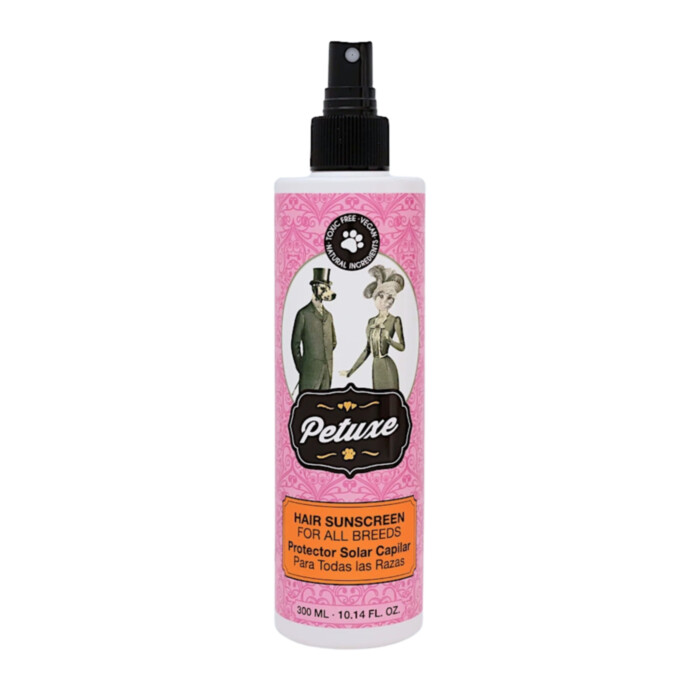 Petuxe Hair Sunscreen 300 ml - preparat chroniący sierść przed słońcem Petuxe Hair Sunscreen 300 ml - preparat chroniący sierść przed słońcem