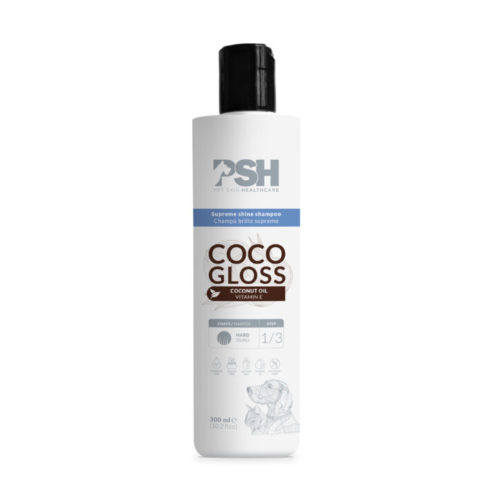 PSH Home Coco Gloss Shampoo 300 ml - szampon z olejem kokosowym PSH Home Coco Gloss Shampoo 300 ml - szampon z olejem kokosowym