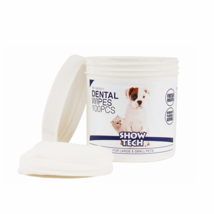 Show Tech Dental Wipes - chusteczki do czyszczenia zębów, 100 szt. Show Tech Dental Wipes - chusteczki do czyszczenia zębów, 100 szt.