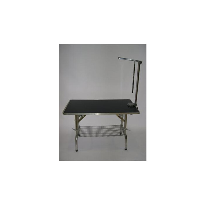 Stół trymerski 95cm x 55cm z regulacją wysokości i wysięgnikiem w komplecie Stół trymerski 95cm x 55cm z regulacją wysokości i wysięgnikiem w komplecie