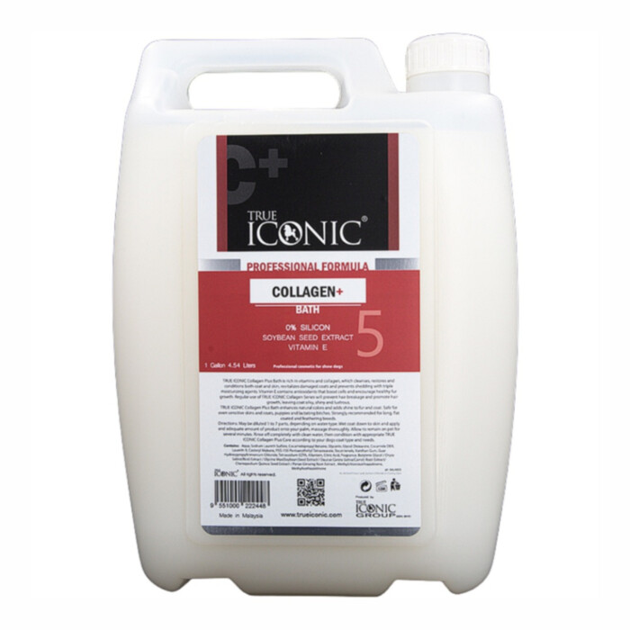 True Iconic Collagen Plus Bath 4546 ml - szampon odżywczo-nawilżający dla ras długowłosych True Iconic Collagen Plus Bath 4546 ml - szampon odżywczo-nawilżający dla ras długowłosych