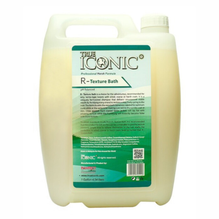 True Iconic R Texture Bath 4546 ml - szampon dla psów szorstkowłosych True Iconic R Texture Bath 4546 ml - szampon dla psów szorstkowłosych