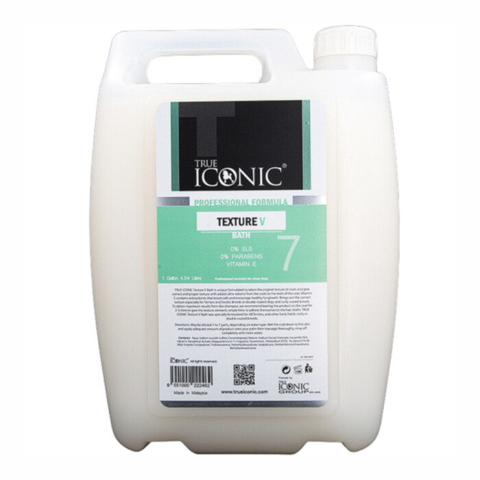 True Iconic Texture V Bath 4546 ml - szampon dla sierści szorstkiej True Iconic Texture V Bath 4546 ml - szampon dla sierści szorstkiej