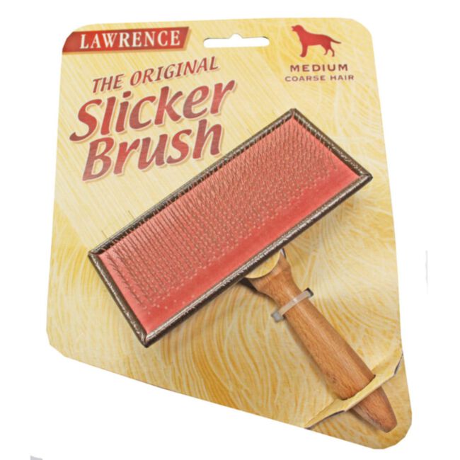 Lawrence Slicker Brush - szczotka druciana twarda, średnia