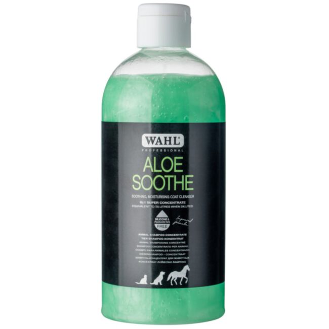 Wahl Aloe Soothe Shampoo 500 ml - szampon do każdego rodzaju sierści z aloesem