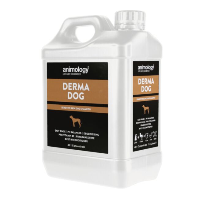 Animology Derma Dog Sensitive 2,5 L - szampon bezzapachowy do wrażliwej skóry