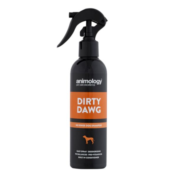 Animology Dirty Dawg No Rinse 250 ml - szampon suchy dla dorosłych psów, bez spłukiwania