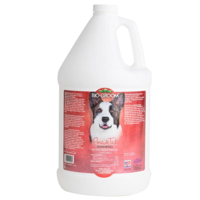 Bio-Groom Flea & Tick 3,8 L - szampon usuwający pchły i kleszcze 