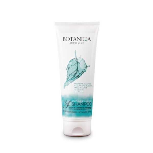 Botaniqa Show Line Soothing & Shiny Coat Shampoo szampon dla wrażliwej skóry, nabłyszczający 250 ml