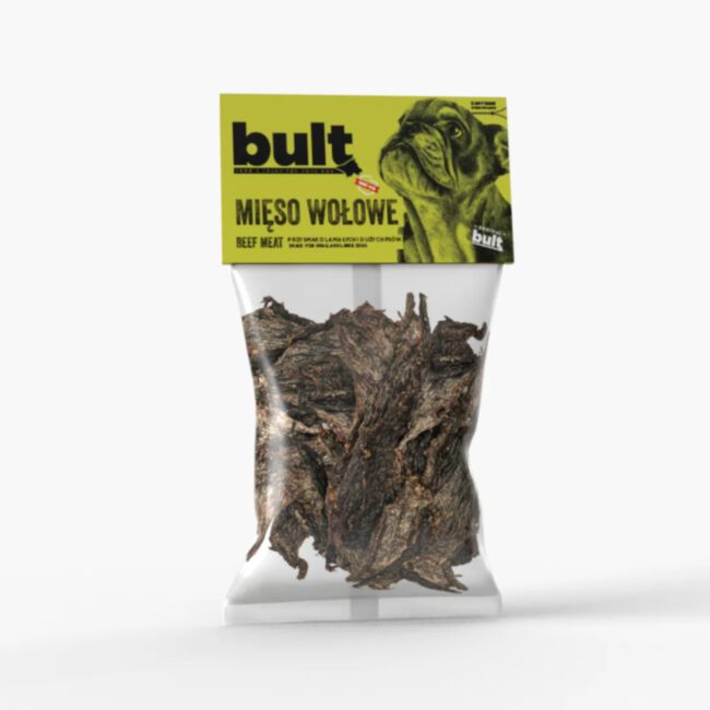 Bult - Mięso Wołowe 100 g - suszony gryzak z wołowiny dla psa